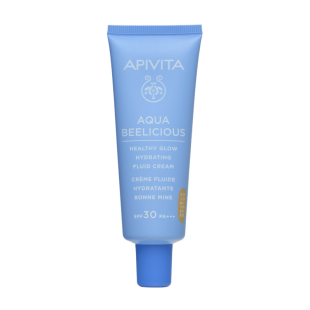 Apivita aqua beelicious тониран хидратиращ озаряващ флуид за лице SPF30 40мл