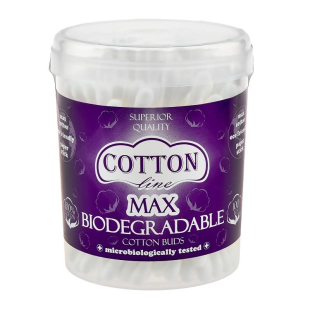 КЛЕЧКИ ЗА УШИ MAX Х100 COTTON LINE ЦИЛИНДЪР