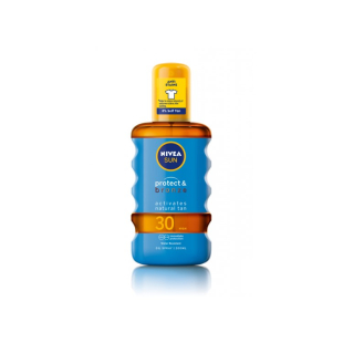 Nivea sun protect&bronze олио spf30 200мл/86038
