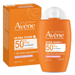 Avene Sun Radiance Ултра флуид SPF50+ озаряващ крем за градски условия 50ml