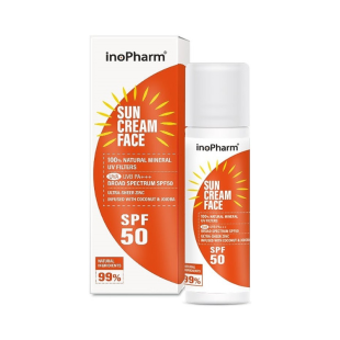 InoPharm Sun Слънцезащитен крем за лице SPF50 35г