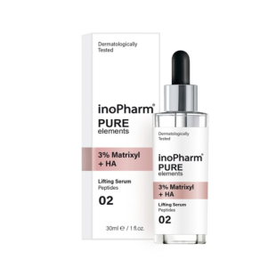 InoPharm Pure elements Серум за лице с   Matrixyl 3000 и хиалуронова киселина 30мл