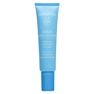 Apivita aqua beelicious охлаждащ хидратиращ гел-крем за околоочен контур с мед и цветя 15мл
