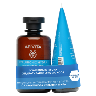 Apivita Hydration Хидратиращ шампоан 250мл. + Балсам за коса 150мл.