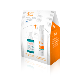 Комплект Avene Cleanance Ексфолиращ серум A.H.A 30мл + Флуид против несъвършенства SPF50 40мл