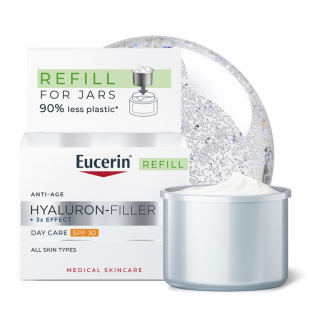 Eucerin Hyaluron-Filler Дневен крем за всеки тип кожа SPF30 50мл пълнител