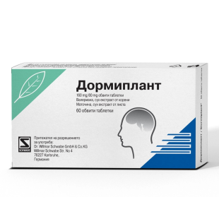 Дормиплант при безсъние 160мг/80мг 60 таблетки