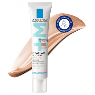 La Roche-Posay EFFACLAR DUO+M Тонирана тройна коригираща лечение срещу несъвършенства  Medium 40мл