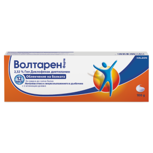 Волтарен Форте 2.32% гел при болки в стави и мускули 100 г
