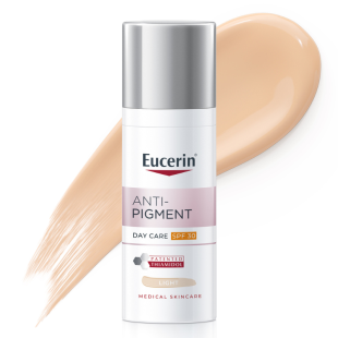 Eucerin anti-pigment оцветен днeвен крем с spf30 светъл, 50мл