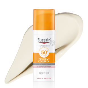 Eucerin pigment control слънцезащитен флуид за лице spf 50+ 50мл