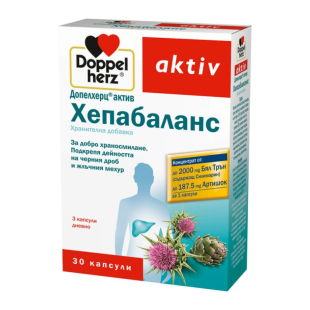 Doppelherz Хепабаланс капсули за черен дроб и жлъчка х 30