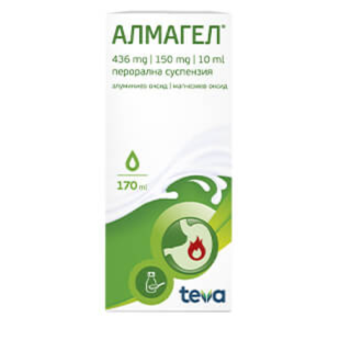 Алмагел суспензия при киселини  170мл Teva