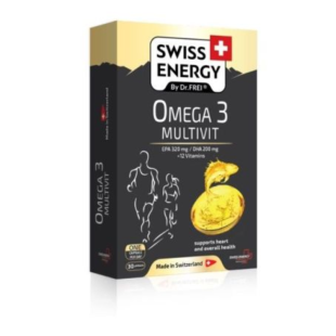 Омега 3 мултивитамини капсули х 30 swiss energy