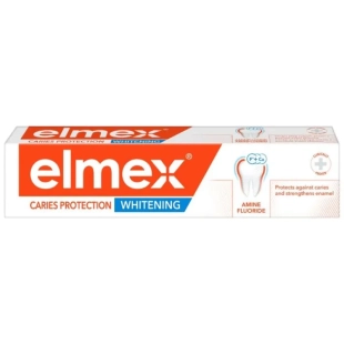 Паста за зъби caries protection whitening 75мл Elmex Годен до: 31.10.2026 г.
