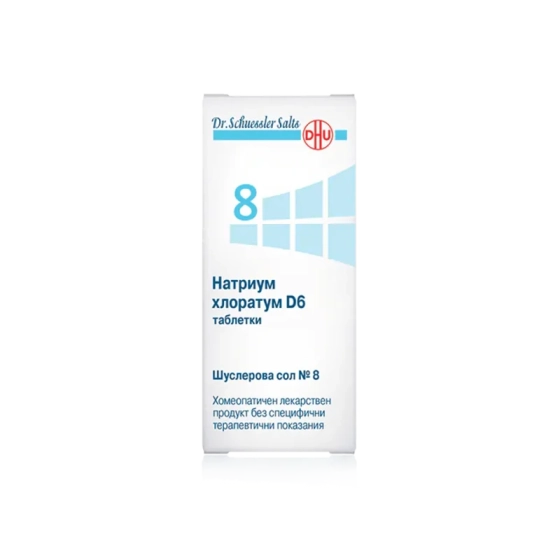 Шуслерова сол №8 натриум Хлоратум D6 таблетки x420 DHU