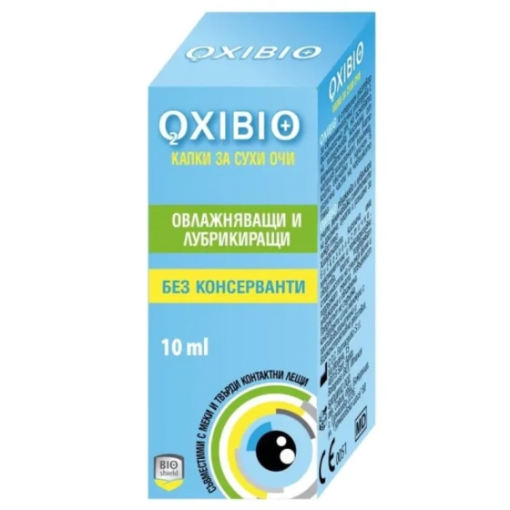 Оксибио капки при сухота в очите 0,2% 10мл