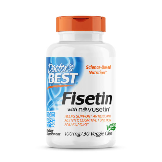 Физетин за здравето на мозъка 100 mg х30 капсули Doctor's Best Годен до: 30.11.2026 г.