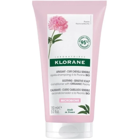 Klorane Peony Балсам за чувствителен скалп с органичен божур x150 мл