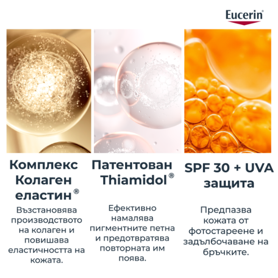 Eucerin hyaluron-filler+elasticity SPF30 Rose озаряващ дневен крем 50мл