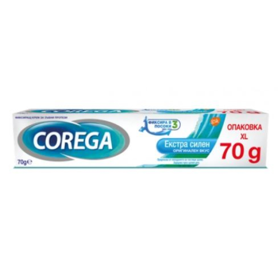 Корега фиксиращ крем  extra strong 70мл