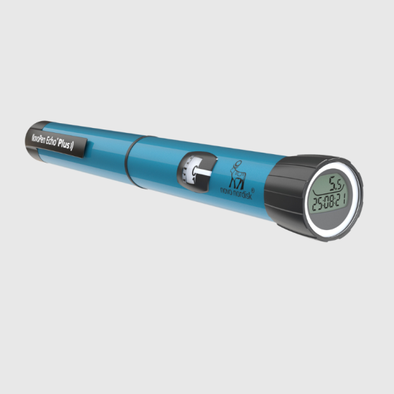 Novopen Echo Plus инсулинова писалка синя