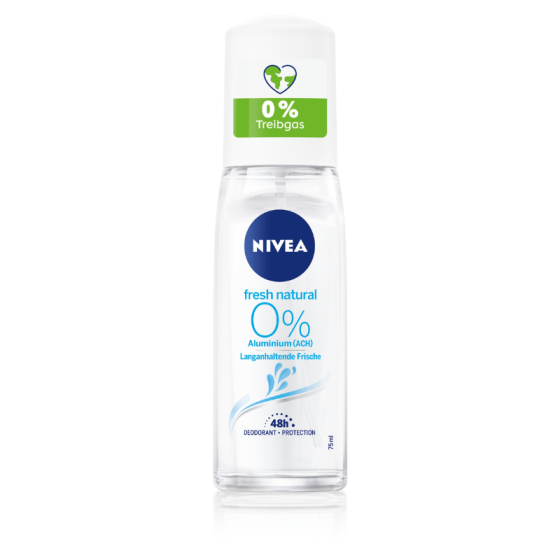 Nivea fresh natural дезодорант спрей против изпотяване за жени 75мл