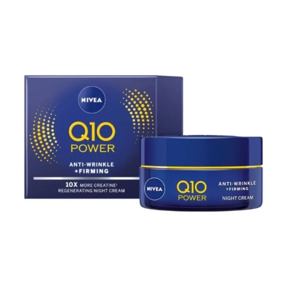 Nivea Q10 power нощен крем против бръчки 50мл