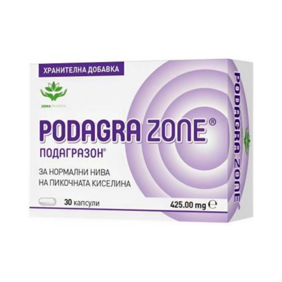 Подагразон при подагра капсули х 30 Zona Pharma