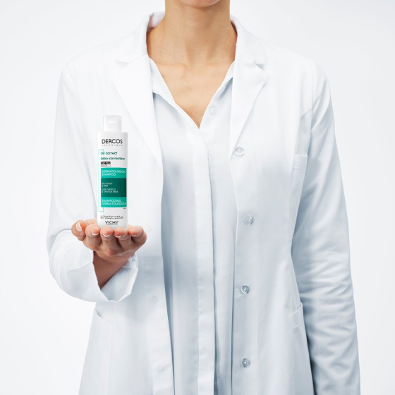Vichy Dercos Oil Correct Себорегулиращ шампоан за мазна коса 200 мл 874366