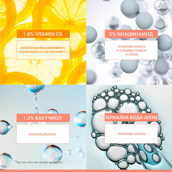 Avene Vitamin Activ Cg Озаряващ коригиращ серум 30ml