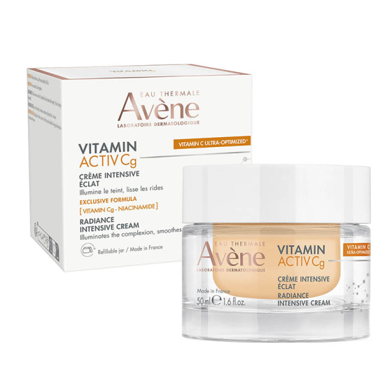 Avene Vitamin Activ Cg Интензивен озаряващ крем 50мл Годен до: 30.9.2026 г.