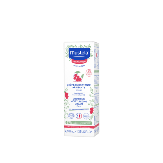 Mustela крем за лице за чувствителна кожа 40мл