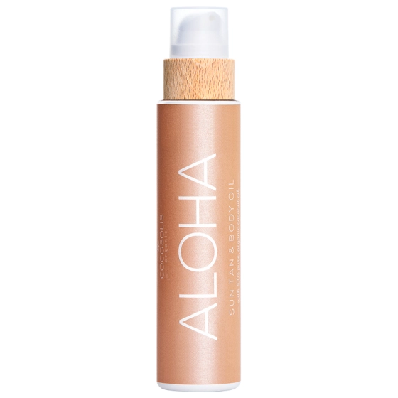 Cocosolis Suntan and Body Aloha Масло за тен за лице и тяло с кокосово масло x200 мл