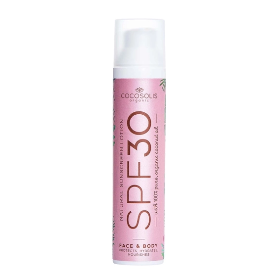 Cocosolis Слънцезащитен лосион за лице и тяло SPF30 х100 мл