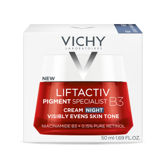 Vichy Liftactiv B3 Anti-dark spots Нощен крем против хиперпигментни петна с чист ретинол 50мл 873086