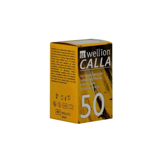 Wellion Calla Тест ленти за кръвна захар x50 бр