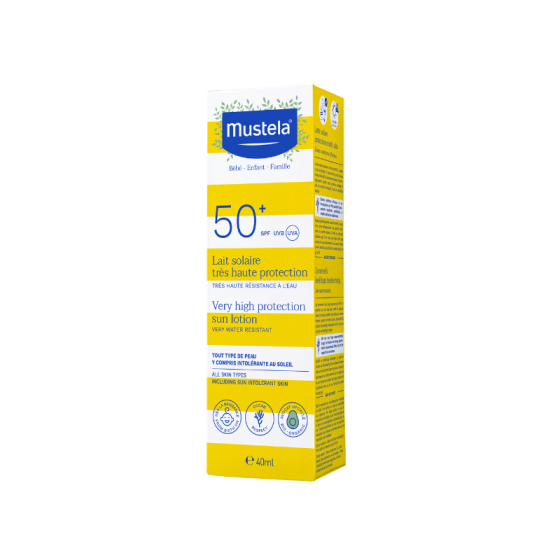 Mustela слънцезащитен лосион SPF50 40мл