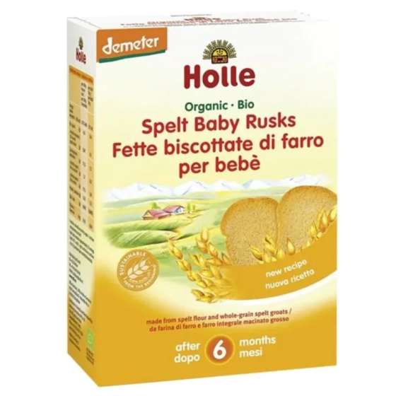 Holle Био спелтови сухари 6+ месеца 200г