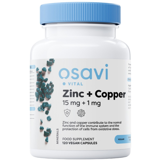 Osavi Цинк +  и мед  /L-OptiZinc® / - 120 капс.