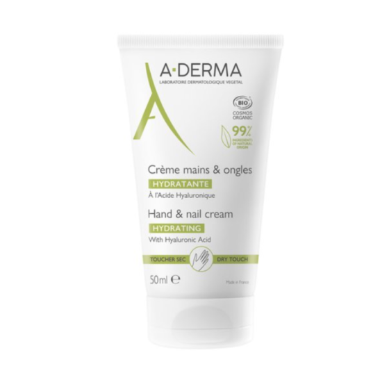 A-Derma Les Indispensables Хидратиращ крем за ръце и нокти 50мл