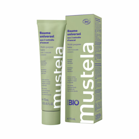 Mustela Organic Mултифункционален балсам с авокадо 75 мл