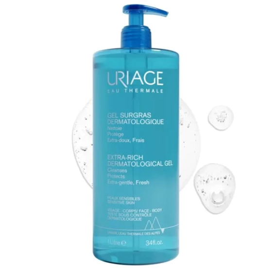 Uriage Derm-phy Почистващ душ гел 1000мл