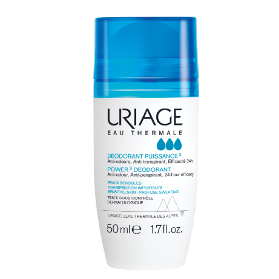 Uriage deo power 3 дезодорант рол-он 50мл