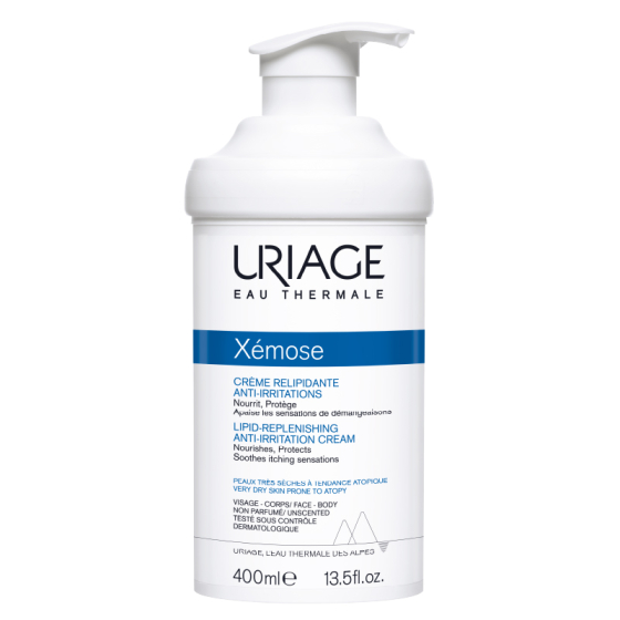 Uriage Xemose C8+ Липидо-възстановяващ крем 400мл