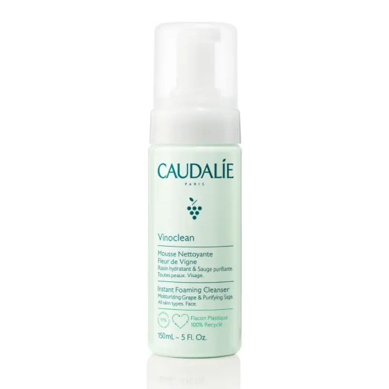 Caudalie Vinoclean Мигновено разпенваща се почистваща пяна за лице 150мл