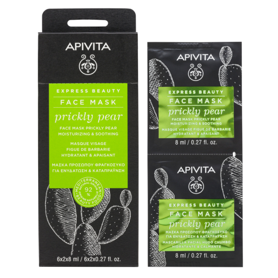 Apivita Express Beauty Маска с кактус 6х2 броя