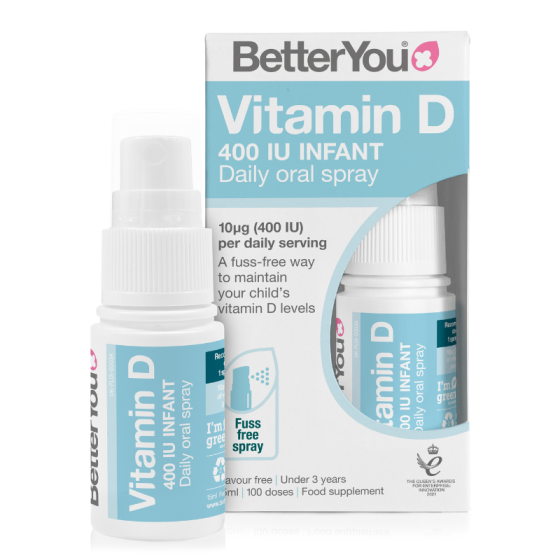 Витамин D 400IU Lux Infant, спрей за бебета 15мл., Better You