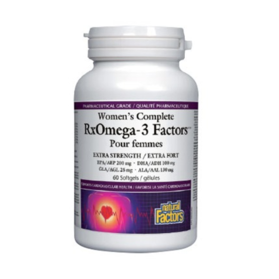 Омега-3  капсули за жени за сърдечно-съдова система 1035мг х60 Natural Factors