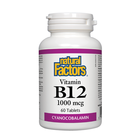 Витамин В12 таблетки 1000мкг х60 Natural Factors